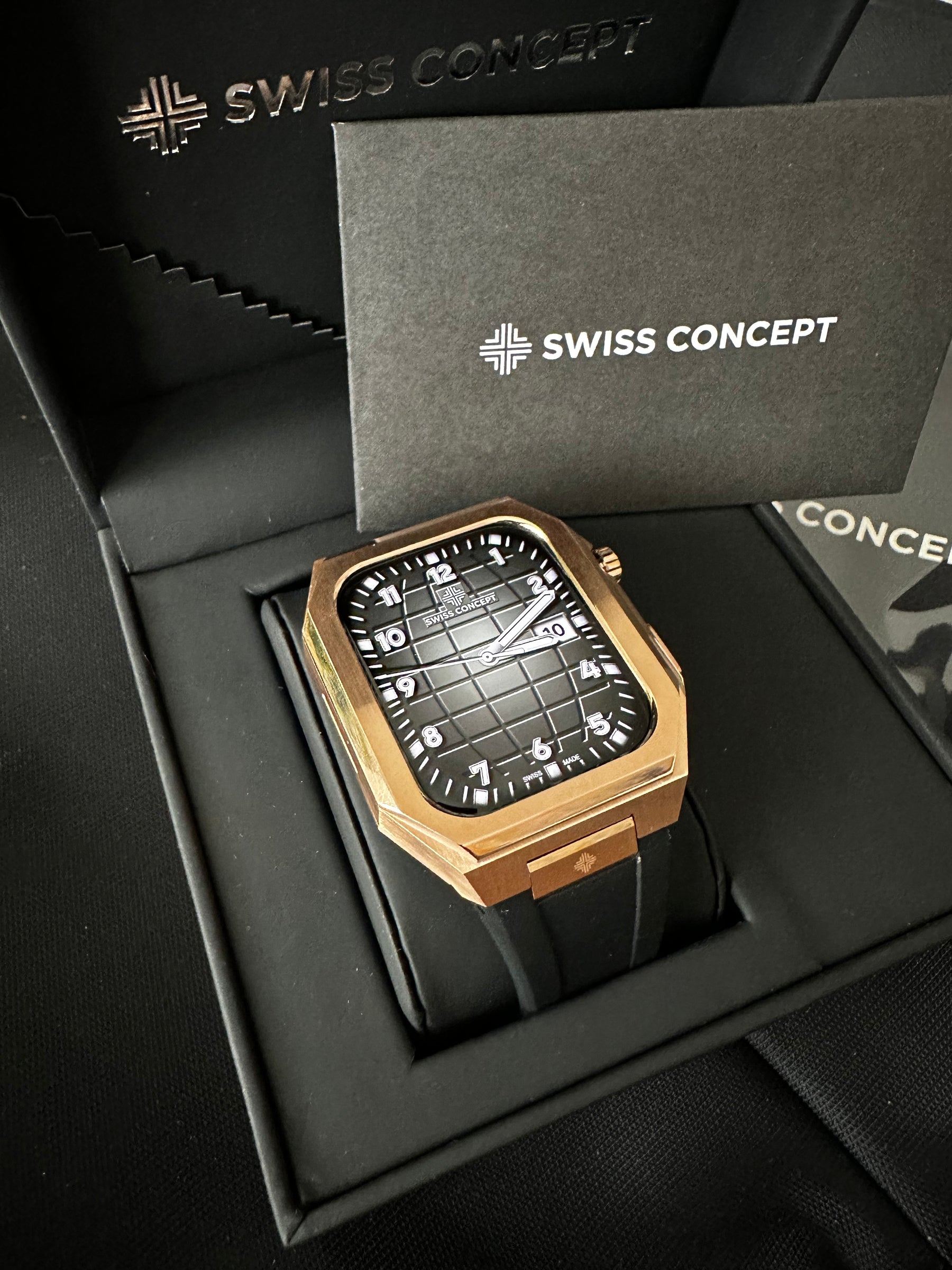 Swiss Concept Nautical Sport Edition Rose Gold Apple Watch Case