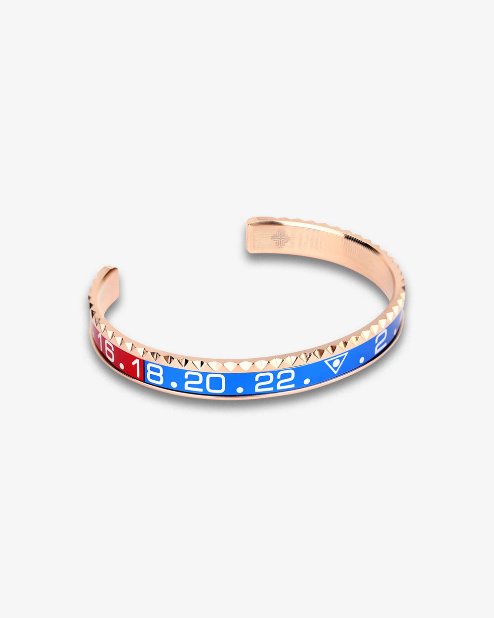 Swiss Concept Classic Roman Numeral Speed Bracelet (Red & Rose Gold)